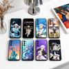 B-Black C-Clover N-Noelle S-Silva Phone Case For Samsung S25,S24,S21,S22,S23,S30,Ultra,S20,Plus,Fe,Soft Silicone Black Cover