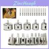 Premium 30pcs Diamond Holesaw Set For Precise Drilling In Glass And Tile