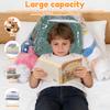 Clear Stuffed Animal Storage Back Pillow Cover PVC Waterproof Plush Toy Storage Backrest Cushion Cover 30L Clothing Storage Bag