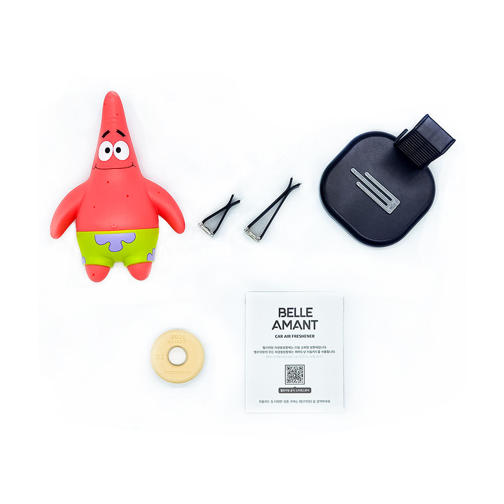 [BelleaMant] Spongebob Charakter Auto Lufterfrischer Lüftungsschlitz Diffusor Spongebob