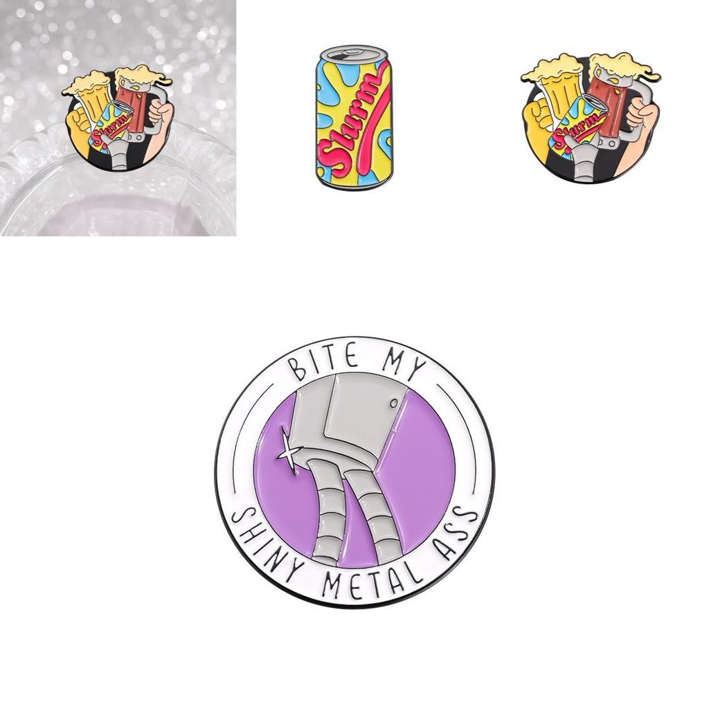 Elegant Multifunctional Cartoon Brooch Alloy Pin For Decorative And Functional Use