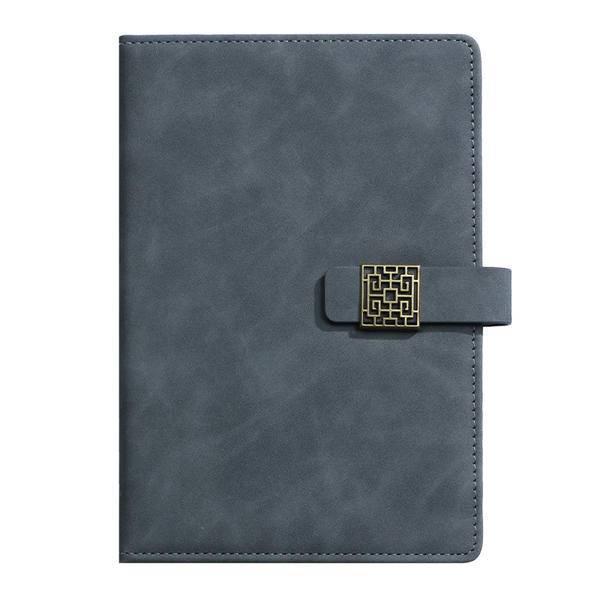 Premium Soft Leather Buckle Diary – Business Office Gift Set with Logo Imprint