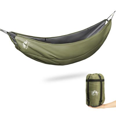 Nachtkatze Hängematte Hängematte Schlafsack Anbringbare Unterdecke für Kaltes Camping Unterdecke, Decke, Wetter,
