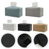 Leather Tissue Box Car Tissue Box Tissues Case Home Living Room Decorations Bedroom Kitchen Desktop Storage Box Napkin Holders