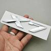 BMW X7 XDrive 40i 3D ABS Chrome Black Car Letters Logo Rear Trunk Badge Side Door Emblem Sticker Exterior Accessories for G07 Tm2