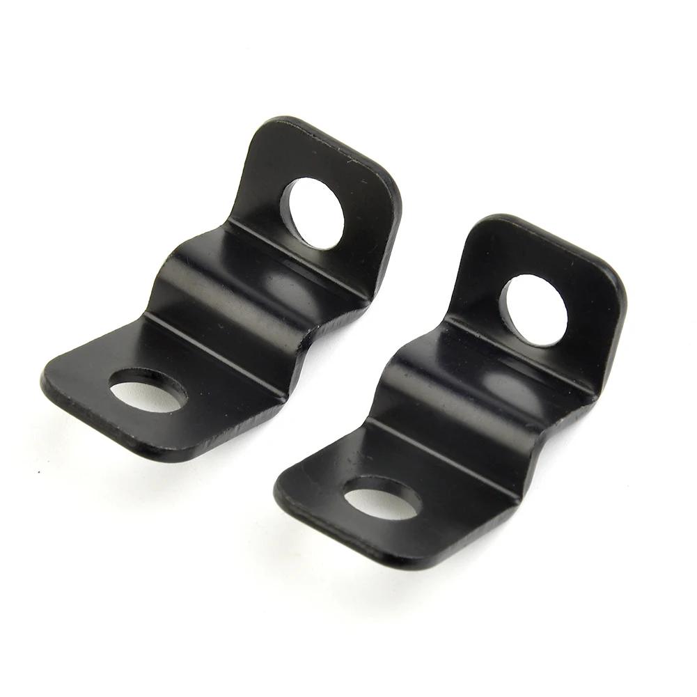 2PCS Motorcycle Lamp Brackets Turn Signal Light Lamp Mount Brackets Iron Motorbike Fork Indicator Mount Lamps Holder
