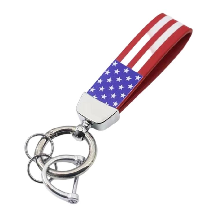 Car Keychain Key Holder Automotive Key Chains With National Symbol And Tarnish Resistant Finishing