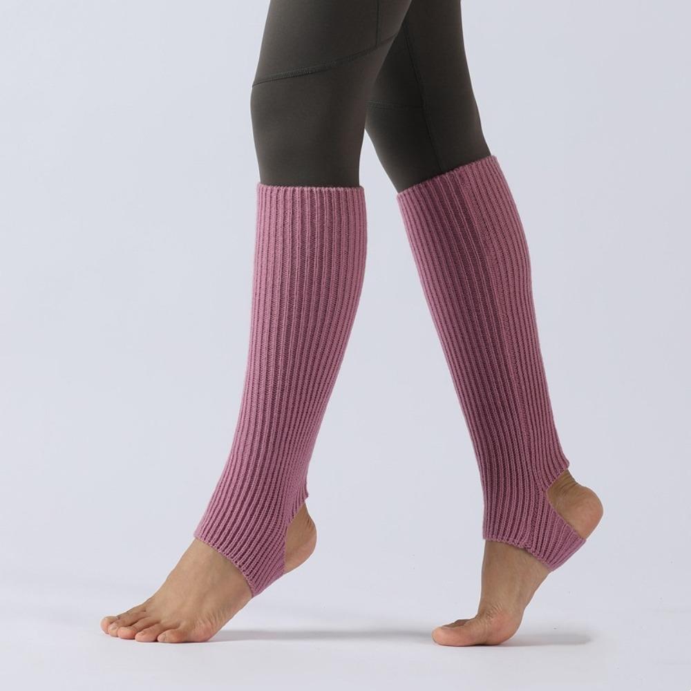 Long Section Ballet Leg Warmers Foot Covers Ballet Knitted Socks Latin Socks  Gym Fitness