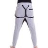 Jogging sarouel - GS7 Marshall - Gris - Simili cuir - Confortable - Taille élastique