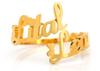 Atoztide Custom Name Ring Unique Personalized Charm Fashion Stainless Steel Letter Gold Color For Women Girlfriend Jewelry Gift