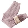 Kids' Winter Plush Liner Pants: Warm, Thick, Cotton, Belly-Protection Base Layer for Boys & Girls