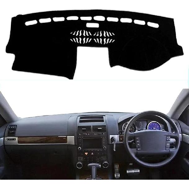 Fit for VW Touareg 2003-2010,Car Dashboard Cover,Black Dash Mat Dashboard Cover,Anti-Slip Dash Pad Protective Cover