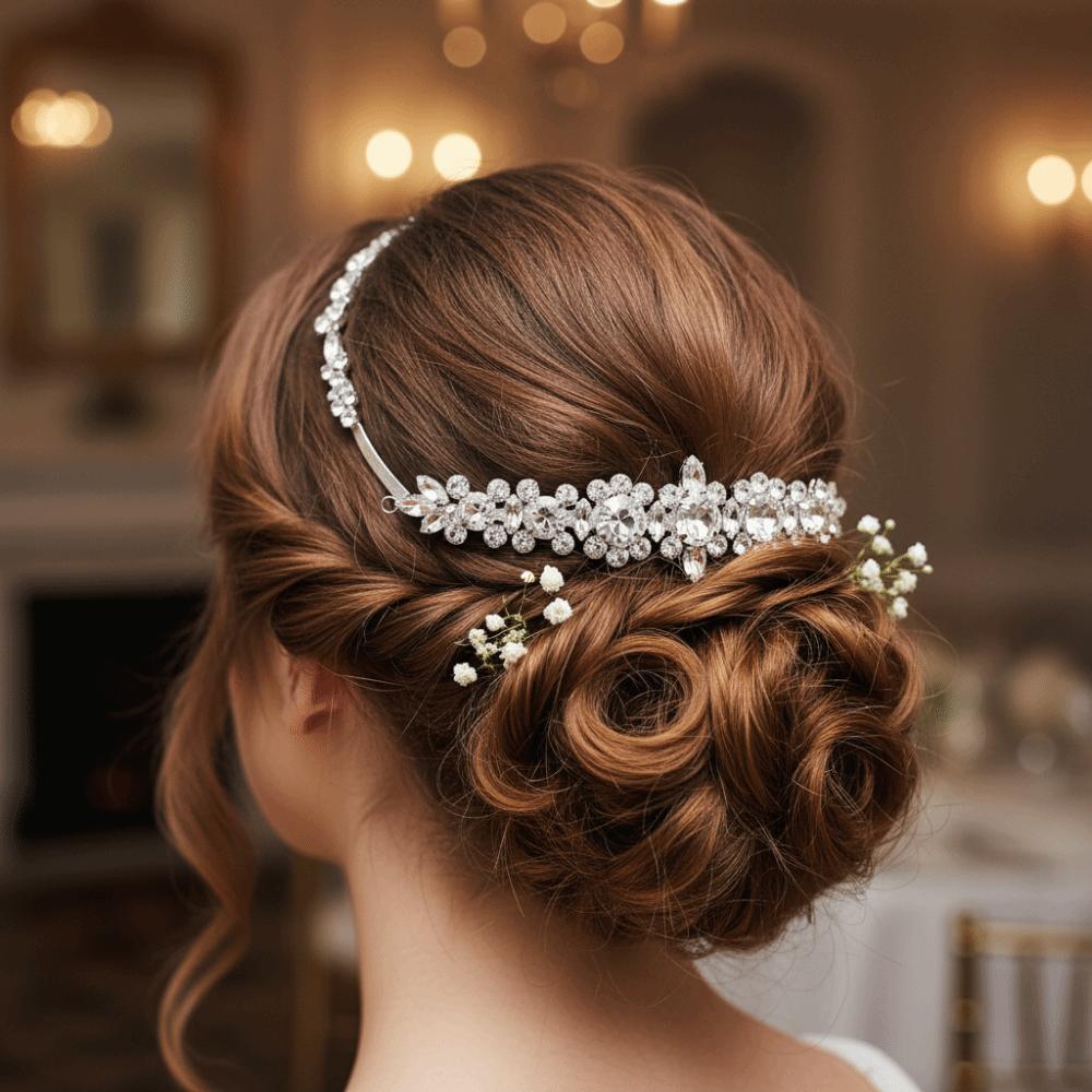 1pcs Wedding Accessories Rhinestone Applique Water Dropping Waist Chain DIY Garment Decoration