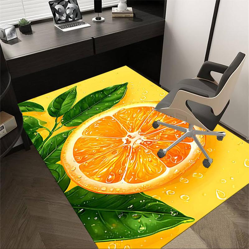 1PC orange juice Extra Large Non Slip Floor carpet, Office, family, bedroom, Studio   Large Area Rug Indoor Rugs, , Vibrant Colors