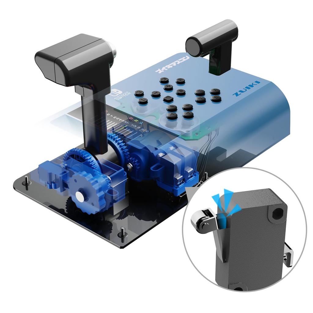 Licencovaný ovladač Train de go Mascon pro Nintendo Switch [produkt Nintendo] „Zuiki Switch“ [kompatibilní s Nintendo]