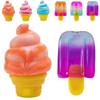 Cream Ice Squeeze Squishy Summer Sensory Stress Easing Slow Rising Cute Squeeze Stress Balls Easter Basket Stuffers