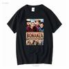 Camiseta de la Serie de Televisión Bonanza Años 60 Serie de Televisión del Oeste manga larga o corta vintage Top Lavado Para el Uso Diario