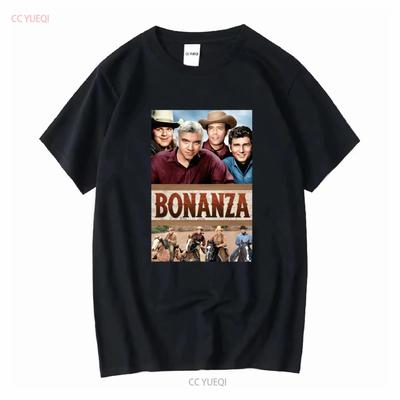Bonanza Tv Show T Shirt 1960s Western Television Series Long or Short Sleeves Vintage Washed Top For Everyday Wear