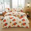 White Daisy Floral Duvet Cover Set Fresh Flowers Printed Skin-friendly Soft Queen Size Bedding Set Quilt Cover with Pillowcases