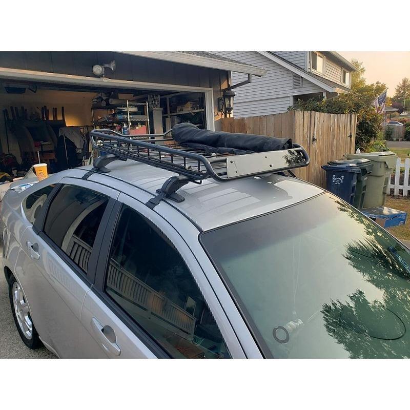 Universal 39" Car Top Roof Rack Cross Bar Luggage Cargo Carrier Aluminum W/ C