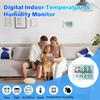 Digital Home Indoor Temperature Humidity Meter with LCD Display - Professional Thermometer Hygrometer Sensor for Weather Station