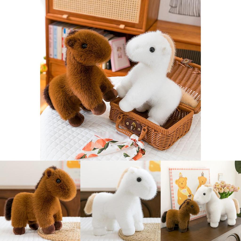 Traditionelles Plüschtier zum Jahr des Pferdes mit PP-Baumwollfüllung für Geschenk und Sammlung