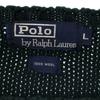 POLO RALPH LAUREN 90s Wool Old Logo embroidery Long sleeve sweater L knit Men's Used