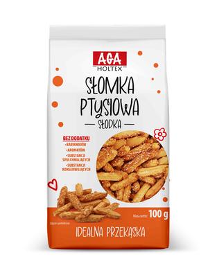 Aga Holtex Słomka Ptysiowa Z Cukrem 100 G