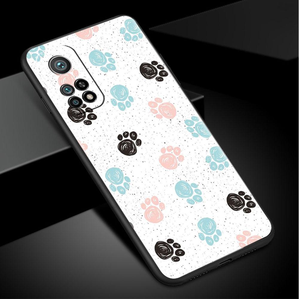 Schwarze Hülle für Xiaomi Mi Poco X3 NFC M4 F3 C40 11 11T 10T Pro 12 9T 9 10 Lite TPU Handyhülle LOVE Herz