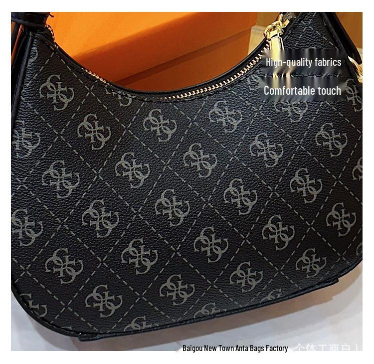 Bolsa Transversal Retrô Europeia Feminina - Alta Qualidade, Versátil, Estilo Ombro Único com Design de Letras