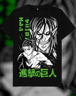 Camiseta Unisex Attack On Titan Temporada 4 Eren Tatakae, Anime AoT, Eren Yeager