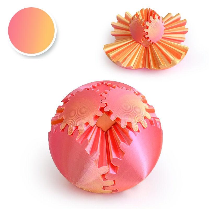 Gear Sphere The Steampunk Whirling Wonder Fidget Gear Ball 3D Printed Fidget Toy 3D PLA Toys Gifts GZW