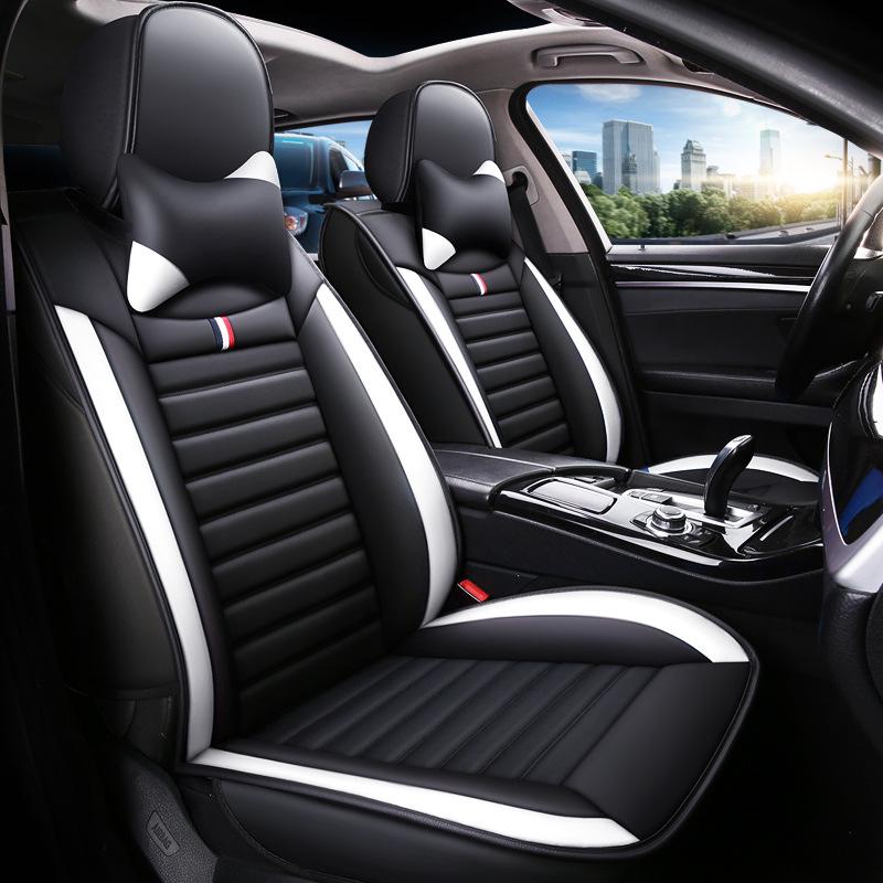 5-Seat Car Seat Cover / Fixed Lumbar Support Design, Slow Rebound Memory Foam Filling, Making Driving More Comfortable