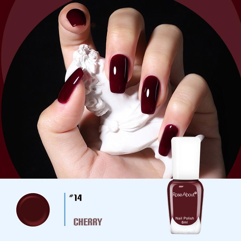 

40 цветов, лак для ногтей без запекания на водной основе, блестящие блестки, долговечный, разрываемый, здоровый, отрываемый, быстросохнущий, телесный лак для ногтей