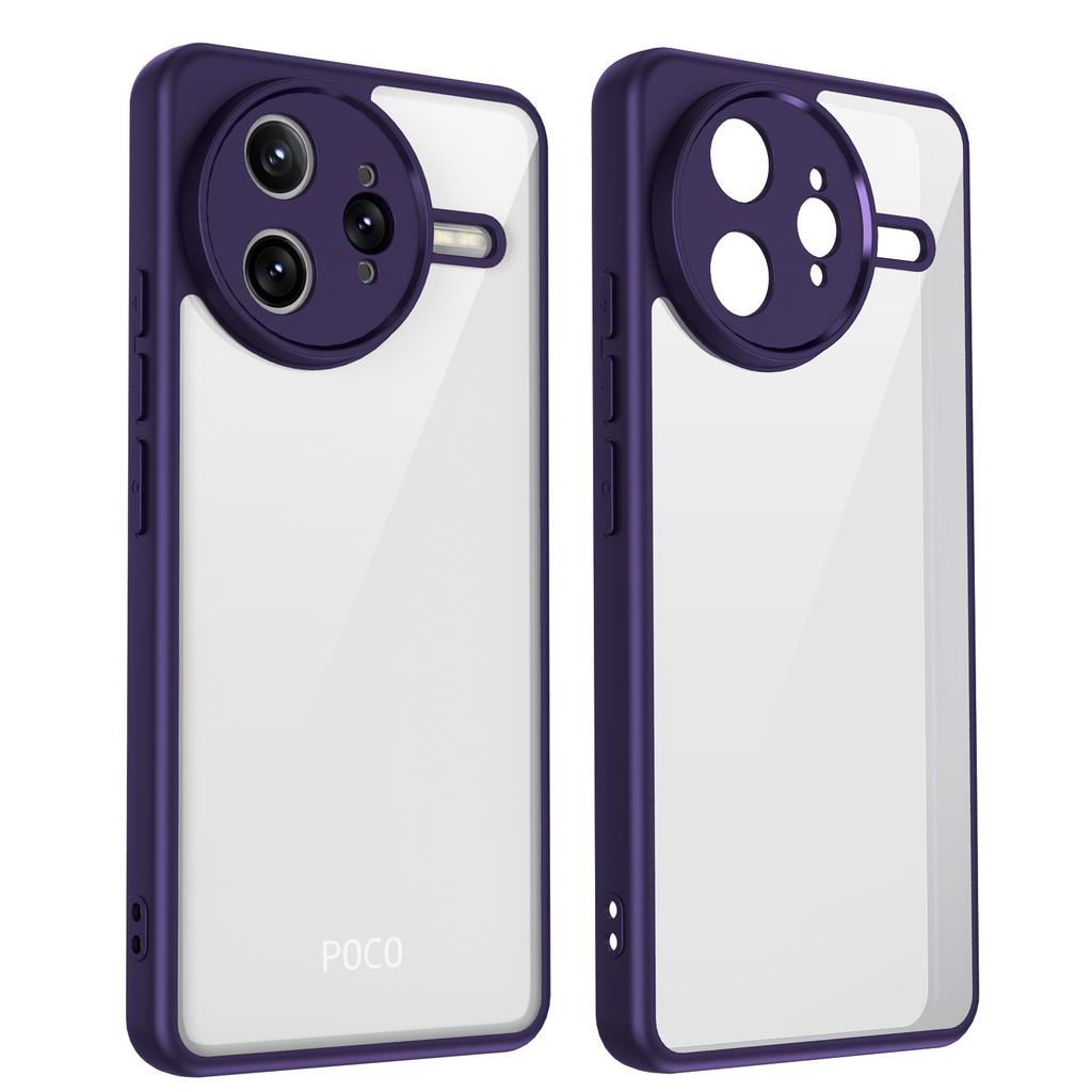 For Xiaomi Redmi K80 Pro 5G/Poco F7 Ultra 5G Case Matte Skin Touch Clear PC+TPU Shockproof Phone Back Cover