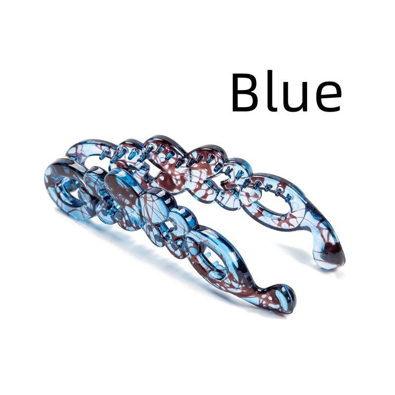 Butterfly Shape Hair Clip Banana Barrettes Hair Accessories 10cm Plastic Assorted Headwear for Women