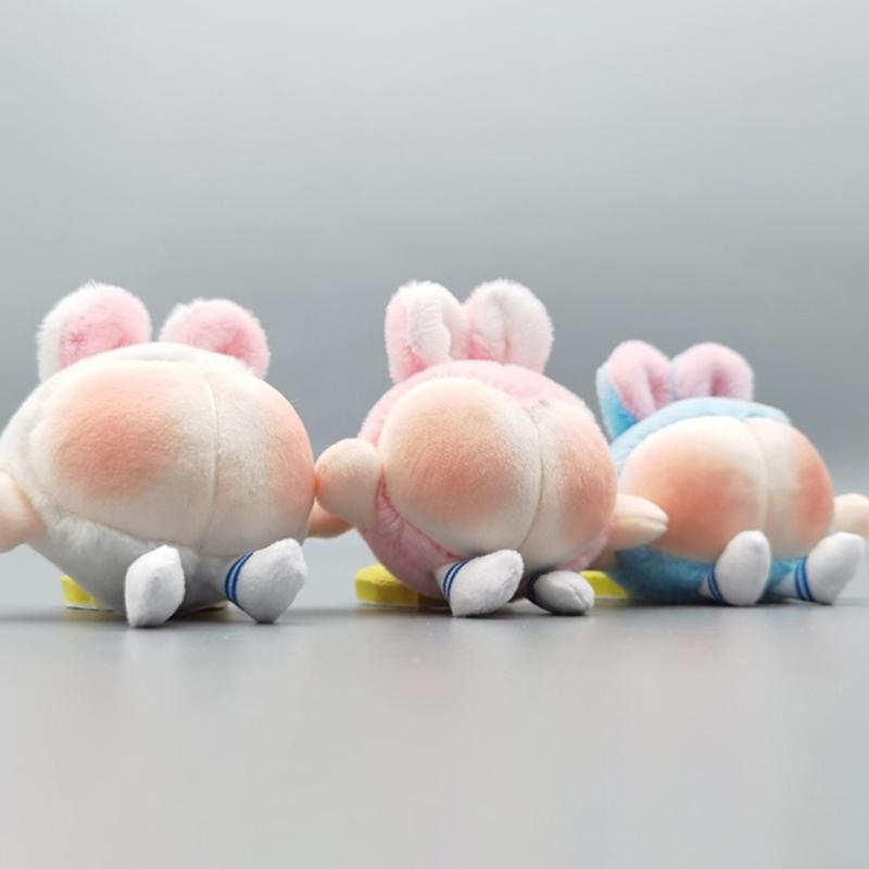 Plush Bunny Toys Decoration Cartoon Animal Toy Gifts Bag Charm Pendant Keychain
