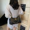 Retro Diamond Small Fragrant Chain Tote Bag Women'S Commuter Versatile Underarm Bag Shoulder Bucket Bag