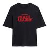 Star Wars: Maul-Shadow Lord Womens/Ladies Red Logo Oversized T-Shirt