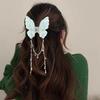 AWAYTR Fairy Butterfly Tassel Hair Claw Acetate Sweet Princess Butterfly Crab Hair Clips for Women Girls Hairpin Hair Accessorie