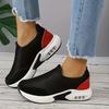 Damskie trampki Jednokolorowe Modne Platformy Oddychające Wulkanizowane Chodzenie Bieganie Tenis Sznurowane Casual Koturny Siatkowe Buty sportowe