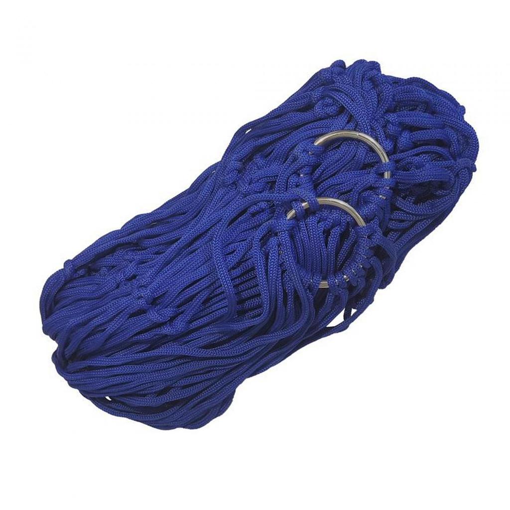 Nylon Mesh Hammock Lightweight Summer Durable Soft Multifunction Leisure Tree Hammock for Patio Beach Camping Hunting Picnic