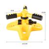 Adjustable Cross Base Gardening Sprinkler Watering Device with Rotatable Spray Head for Efficient Garden Care