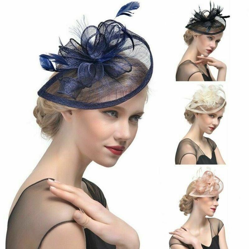 Ethereal Fairytale Silk Flower Feather Headpiece For Women