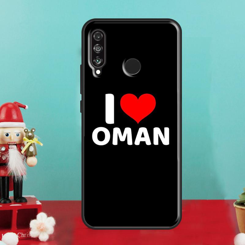 Oman Flag For Huawei Nova 9 10 SE 12i 11i 8i 12s Y90 Y60 Y70 Y72 Y61 Y91 P20 P40 P30 Lite P60 Pro Case