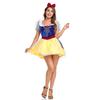Halloween Masquerade Costume Adult Snow White Dress Short Skirt Snow White Dress Performance Costume