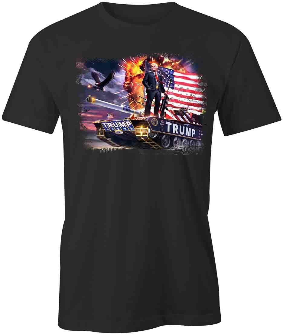 TRUMP TANK TShirt Tee Short-Sleeved Cotton CLOTHING S1BCA618 XL