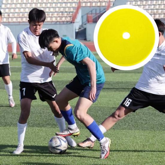 Placă de Marcaj Antrenament Fotbal Antiderapantă Antrenament Culoare Vibrantă Obstacol Antrenament Fotbal Disc Rotund