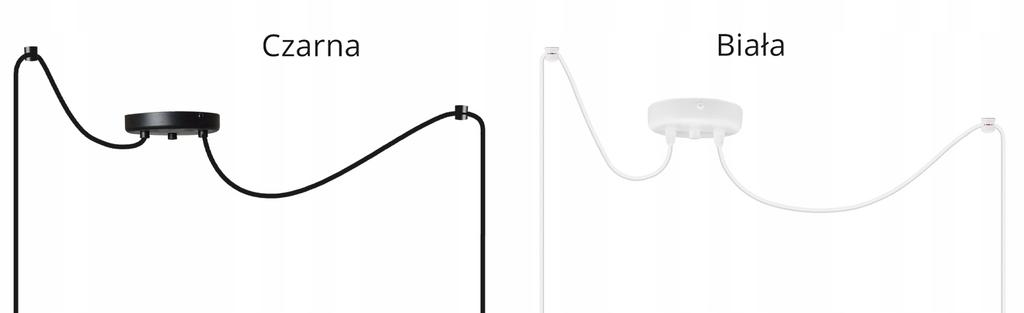 KLASYCZNA wisząca lampa PAJĄK ze szklanym kloszem