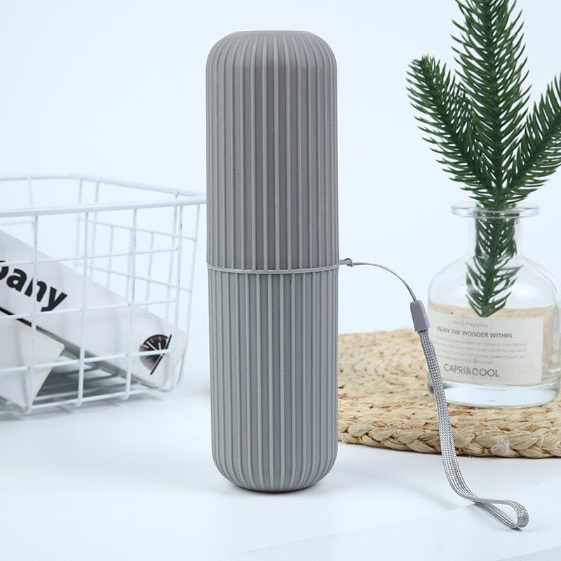 Portable Toothbrush & Toothpaste Storage Set - Travel Tooth Mug with Holder
